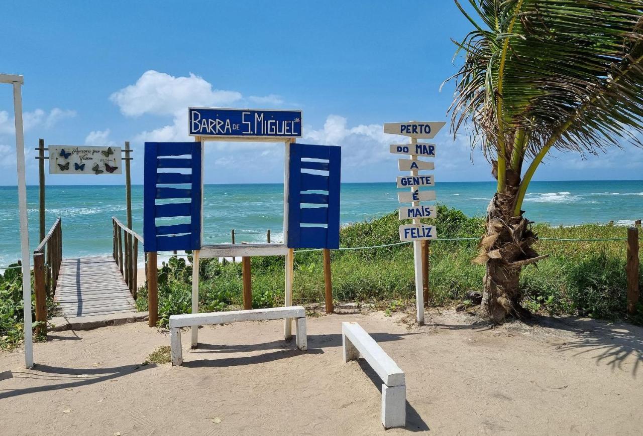 Apartamento Família à Beira Mar Barra de São Miguel Extérieur photo
