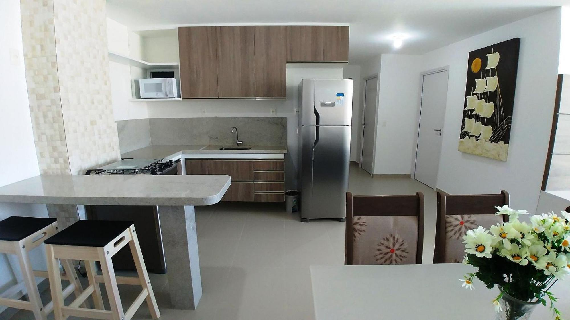 Apartamento Família à Beira Mar Barra de São Miguel Extérieur photo
